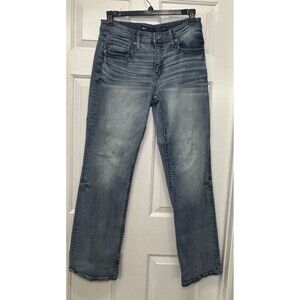 Buckle BKE Jake Straight Premium Stretch Light  Washed Blue Jeans Size 33x34
